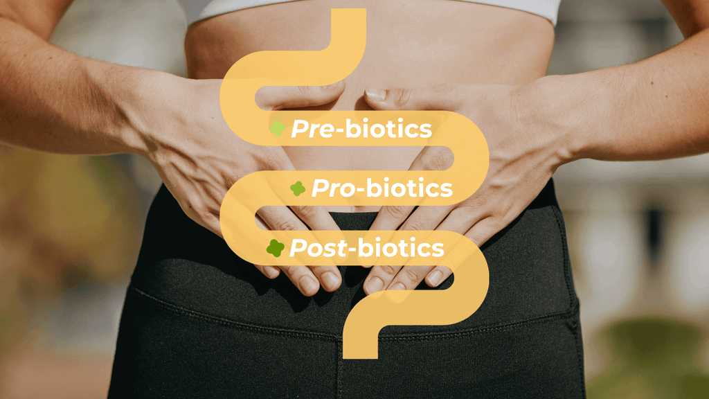 Prebiotics, Probiotics, Postbiotics.